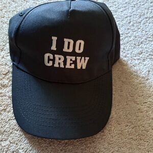 Black I Do Crew Cap